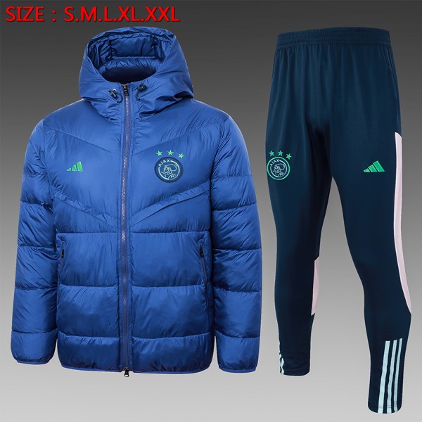 Abrigo Plumón Ajax Conjunto Completo 2024/25 Azul